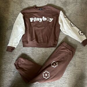 Pacsun Playboy Sweat Set